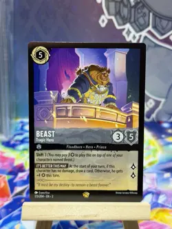 Beast - Tragic Hero 173/204 - Rise of the Floodborn Disney Lorcana - NM - Image 1