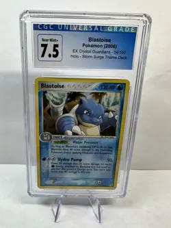 Pokemon Blastoise Holo - Crystal Guardians 14/100 - Storm Surge Theme Deck - Image 1