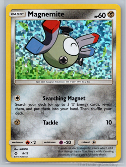 Magnemite 8/12 McDonalds 2018 Holo Promo Pokemon Card - NM - Image 1