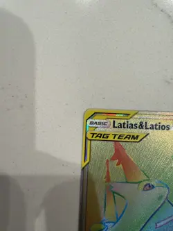 Pokemon Latias & Latios GX Team Up 190/181 Sun & Moon Rainbow Secret Rare - Image 3