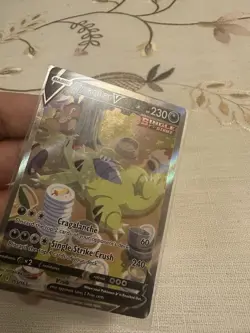 Pokemon TCG Battle Styles - Tyranitar V 155/163 Alternate Art Full Art HP - Image 3