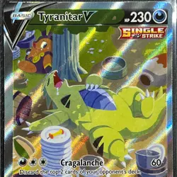 Tyranitar V 155/163 Alternate Full Art Pokemon Card English Battle Styles TCG - Image 4
