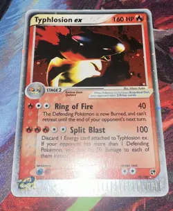Pokemon TCG Typhlosion EX Sandstorm 2003 Holo Ultra Rare Card 99/100 - LP/EX - Image 1