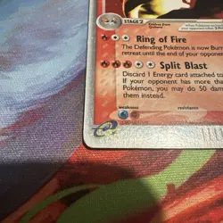 Pokemon TCG Typhlosion EX Sandstorm 2003 Holo Ultra Rare Card 99/100 - LP/EX - Image 2