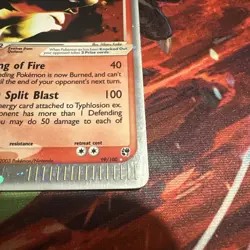 Pokemon TCG Typhlosion EX Sandstorm 2003 Holo Ultra Rare Card 99/100 - LP/EX - Image 3