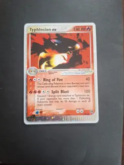 Pokemon TCG Typhlosion EX Sandstorm Holo Ultra Rare Card 99/100 LP/NM - Image 1
