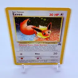 Pokemon TCG Eevee #11 Black Star Holo Promo Card 1999 WOTC - Image 4