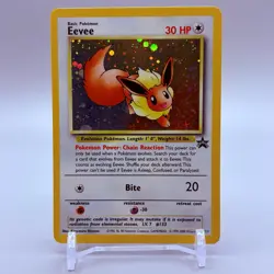 Pokemon TCG Eevee #11 Black Star Holo Promo Card 1999 WOTC - Image 1