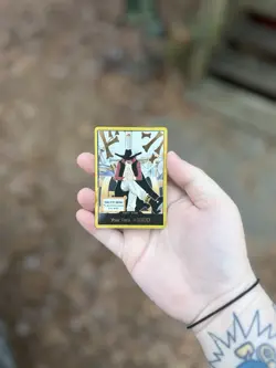 DON!! Card (Dracule Mihawk) (Gold) The Azure Sea's Seven Foil - Image 2