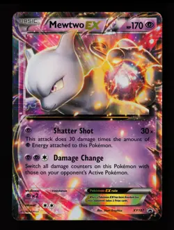 Mewtwo EX Holo XY107 Promo XY Promos Pokemon Card - Image 1