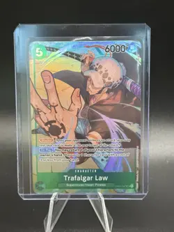 Trafalgar Law 047 Parallel Alt Art OP01-047 One Piece Card LP READ - Image 1