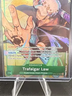 Trafalgar Law 047 Parallel Alt Art OP01-047 One Piece Card LP READ - Image 3
