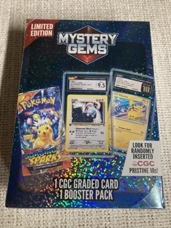 Limited Edition- Mystery Gems - 1 CGC Graded Card And 1 Booster Pack - - Image 1