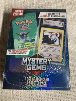 Limited Edition- Mystery Gems - 1 CGC Graded Card And 1 Booster Pack - - Image 2