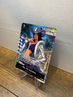 Bandai One Piece Card Game Ms. All Sunday Character - Alternate Art - Image 2