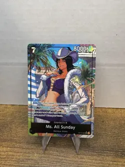 Bandai One Piece Card Game Ms. All Sunday Character - Alternate Art - Image 3