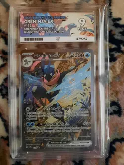 Pokemon TCG S&V Shrouded Fable Greninja Ex #132 Black Star Promo card - Ace 9 - Image 1