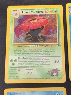 Vintage Pokemon Cards Rare Holo Lot Gym Heroes, Team Rocket, Fossil WOTC MP/HP - Image 2