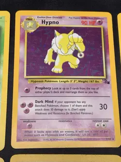 Vintage Pokemon Cards Rare Holo Lot WOTC Hitmonlee, Hitmonchan, Machamp MP/HP - Image 3
