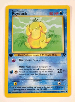 Psyduck - 65/82 - First Edition - Team Rocket - Vintage WOTC Era Pokemon Card - Image 1