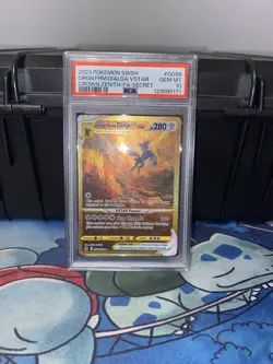 Pokemon TCG: Origin Forme Dialga Vstar GG68/GG70 - Crown Zenith, PSA 10 GEM MINT - Image 1
