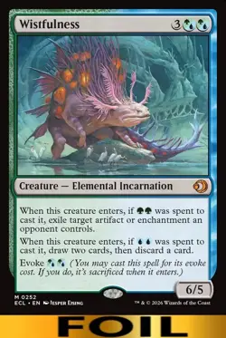 Wistfulness ** FOIL ** #252 - Lorwyn Ecliped - NM MTG - Image 1