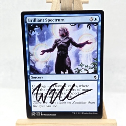 SIGNED MtG Brilliant Spectrum BFZ 70/274 LP Winona Nelson Light Play - Image 1