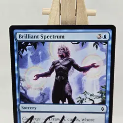 SIGNED MtG Brilliant Spectrum BFZ 70/274 LP Winona Nelson Light Play - Image 3