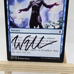 SIGNED MtG Brilliant Spectrum BFZ 70/274 LP Winona Nelson Light Play - Image 5