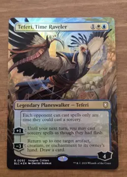 Teferi, Time Raveler Borderless - Commander: Bloomburrow MTG NM #092 - Image 1