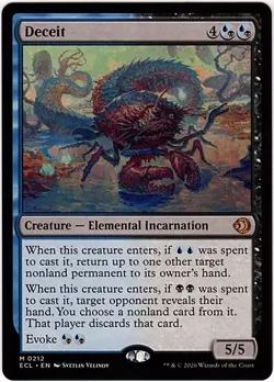 MTG Lorwyn Eclipsed Deceit (Mythic) - Image 1