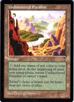 MTG Undiscovered Paradise Visions 167/167 Regular Rare, Never Played - Image 1