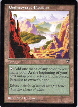 MTG Undiscovered Paradise Visions 167/167 Regular Rare, Never Played - Image 2