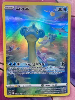 Lapras GG05/GG70 Holo Crown Zenith Galarian Gallery Pokemon NM Card - Image 1