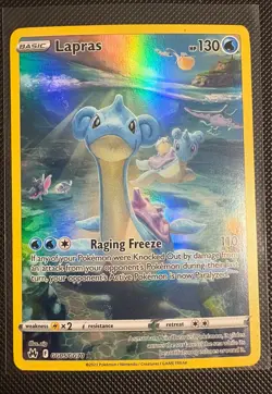 Pokemon Lapras GG05/GG70 Crown Zenith: Galarian Gallery Holo NM - Image 1