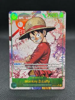 Monkey.D.Luffy SEC Parallel OP13-118 Alt Art ONE PIECE Carrying On His Will NM - Image 1