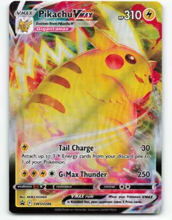 2023 Pokemon, Sword & Shield Promos, #SWSH286 Pikachu VMAX, Black Star Promo - Image 1
