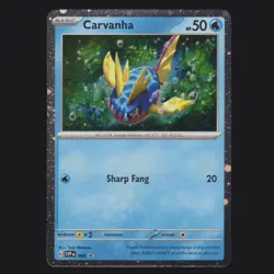 Carvanha SVP 093 Temporal Forces Cosmos Holo Black Star Promo Pokemon TCG NM 🔥 - Image 1
