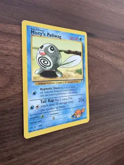 Pokemon TCG Misty's Poliwag Gym Heroes 87/132 Regular Unlimited Common LP - Image 3