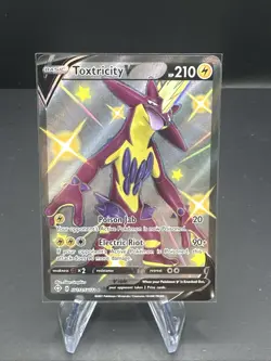 Pokemon TCG Toxtricity V SV112/122 Shining Fates Shiny Vault NM - Image 1
