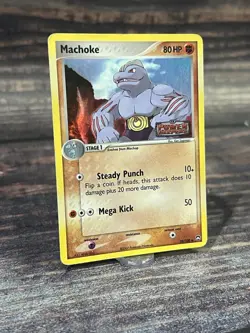 Machoke 33/108 Reverse Holo Uncommon EX Power Keepers Stamped HP - Image 2