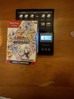 Pokemon TCG-HEAVY 161.16 gram Prismatic Evolutions Booster Bundle New Sealed - Image 1