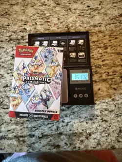 Pokemon TCG-HEAVY 161.7 gram Prismatic Evolutions Booster Bundle New Sealed - Image 1