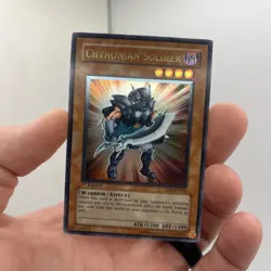 Yugioh Chthonian Soldier EEN-EN010 Ultimate Rare 1st Ed - Image 1