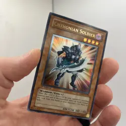 Yugioh Chthonian Soldier EEN-EN010 Ultimate Rare 1st Ed - Image 2