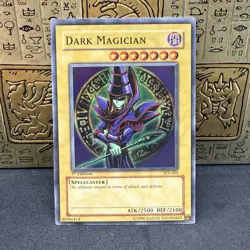 Yugioh Dark Magician SYE-001 Super Rare 1st Edition MP - Image 1