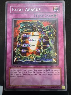 Fatal Abacus LOD-011 Rare 1st Edition Near Mint Yugioh - Image 1