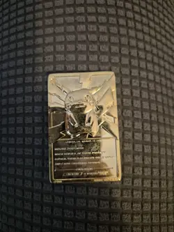 Pokemon 23K Gold Plated PIKACHU Trading Card 1999 Burger King Limited Edition - Image 2