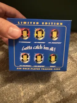 Pikachu Pokemon 23K Gold Plated Trading Card 1999 Burger King Limited Edition - Image 3