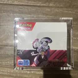 Destined Rivals Booster Box 36 Packs Factory Sealed + Acrylic Case Pokemon TCG - Image 1